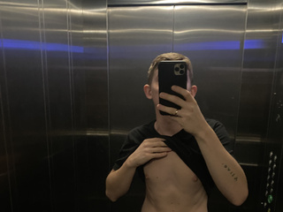 In the elevator