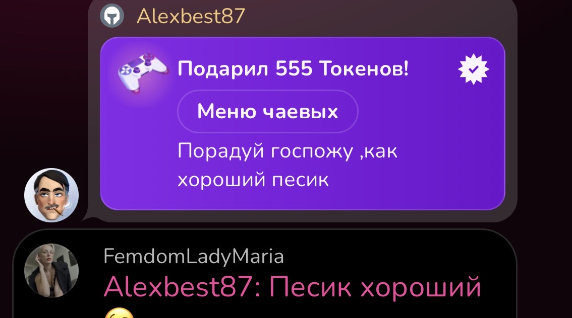 FemdomLadyMaria Gifts on Stream 🎁 image: 2