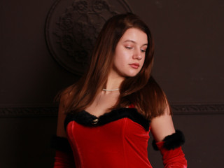 Red dress
