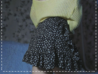 A cutie in a mesh top