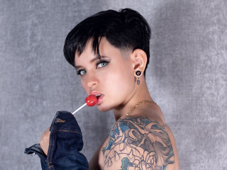 When i had short hair...!