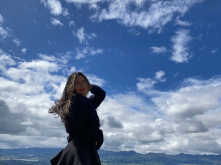 Enjoying a sunny day