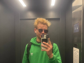 In the fucking awesome glasses that Cast fucked up