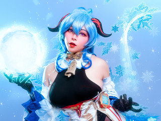 Ganyu cosplay