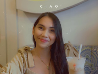 I loved eating outside