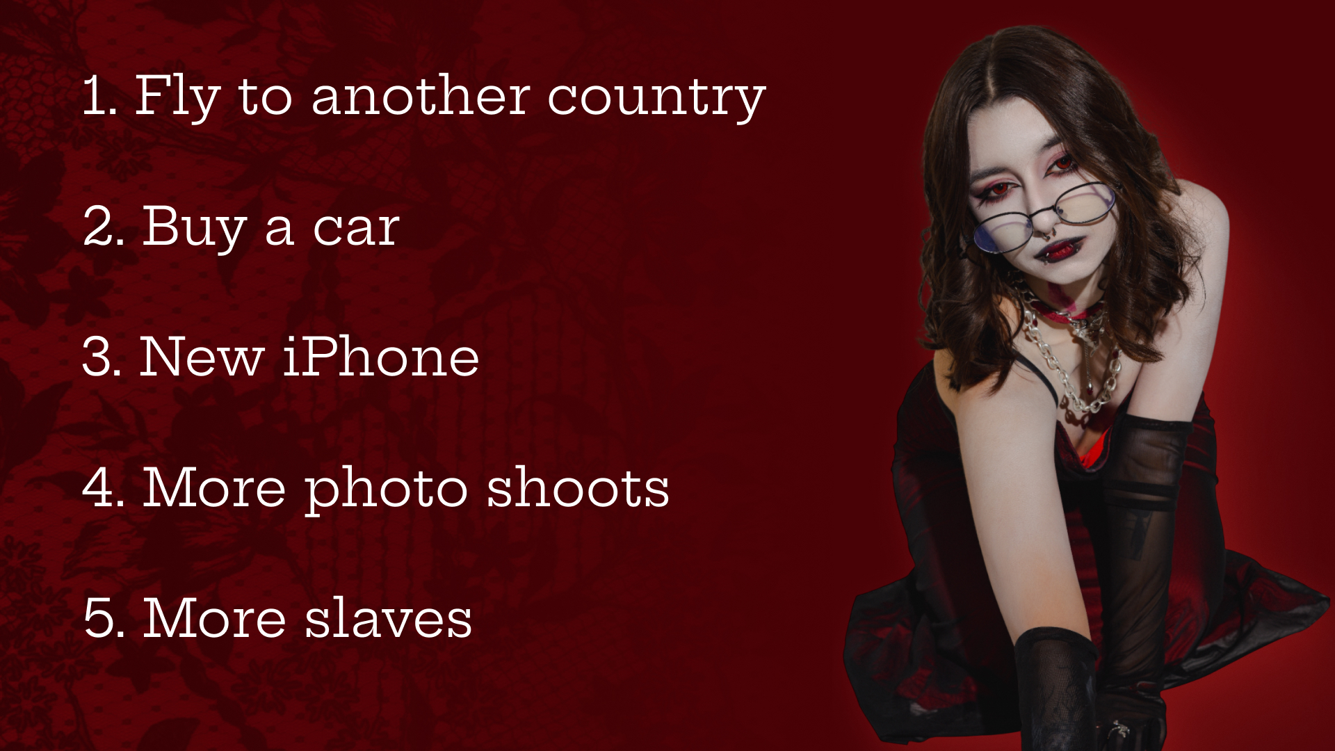 MistressMarcelline My goals on this year image: 1