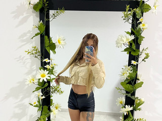 A doll in the mirror