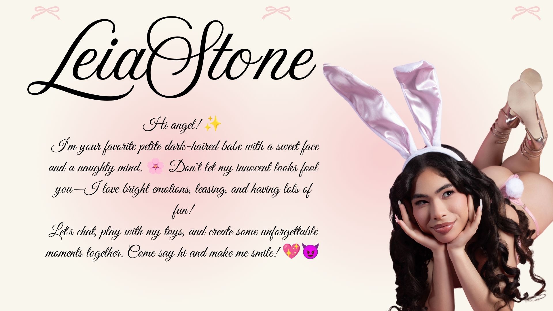 LeiaStone Meet me a little more!💞 image: 1