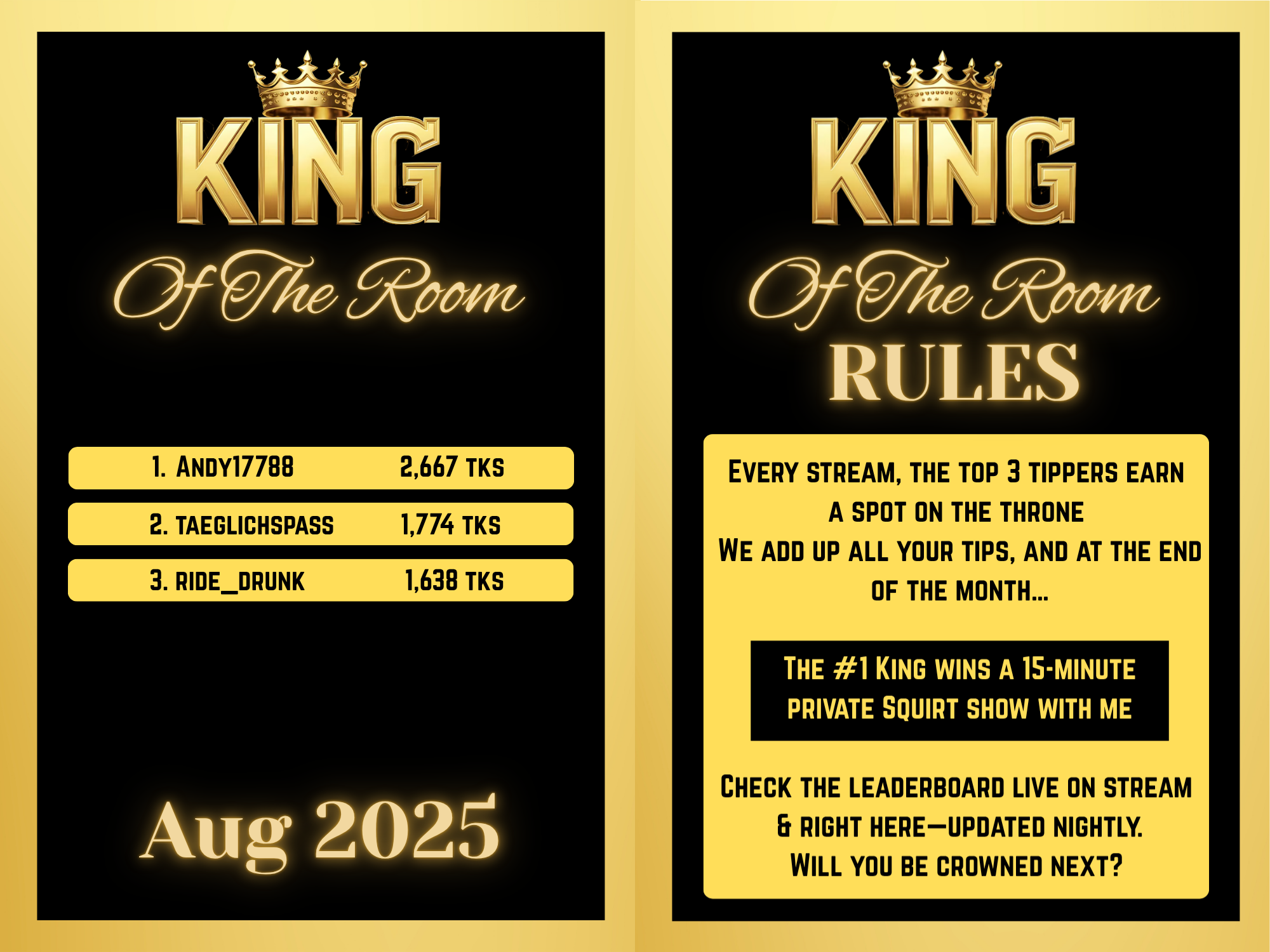 asiansquirt69 THE KING OF THE ROOM JUNE 2025 image: 1