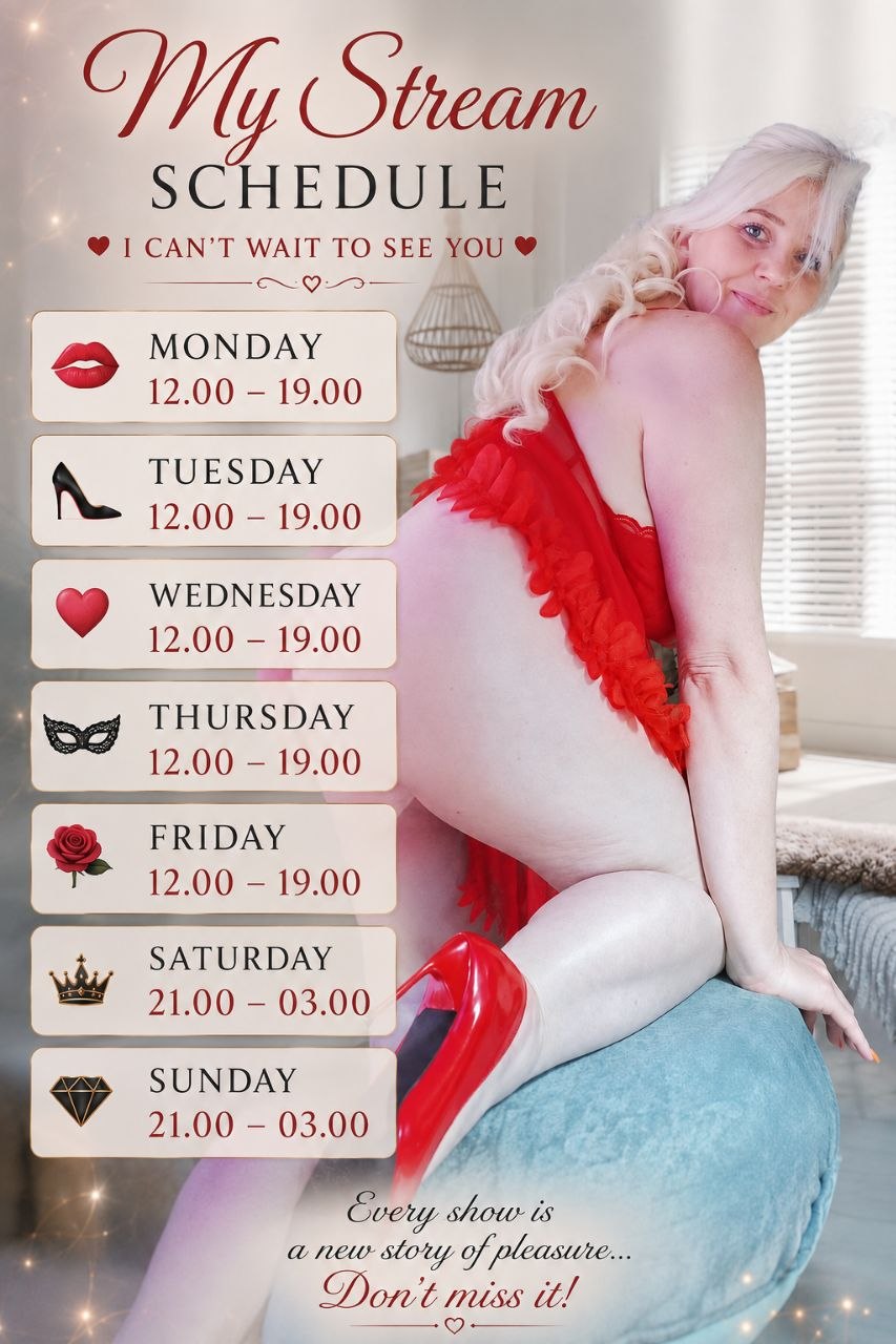 Mellica 🌹 My Weekly Schedule 🌹 image: 1
