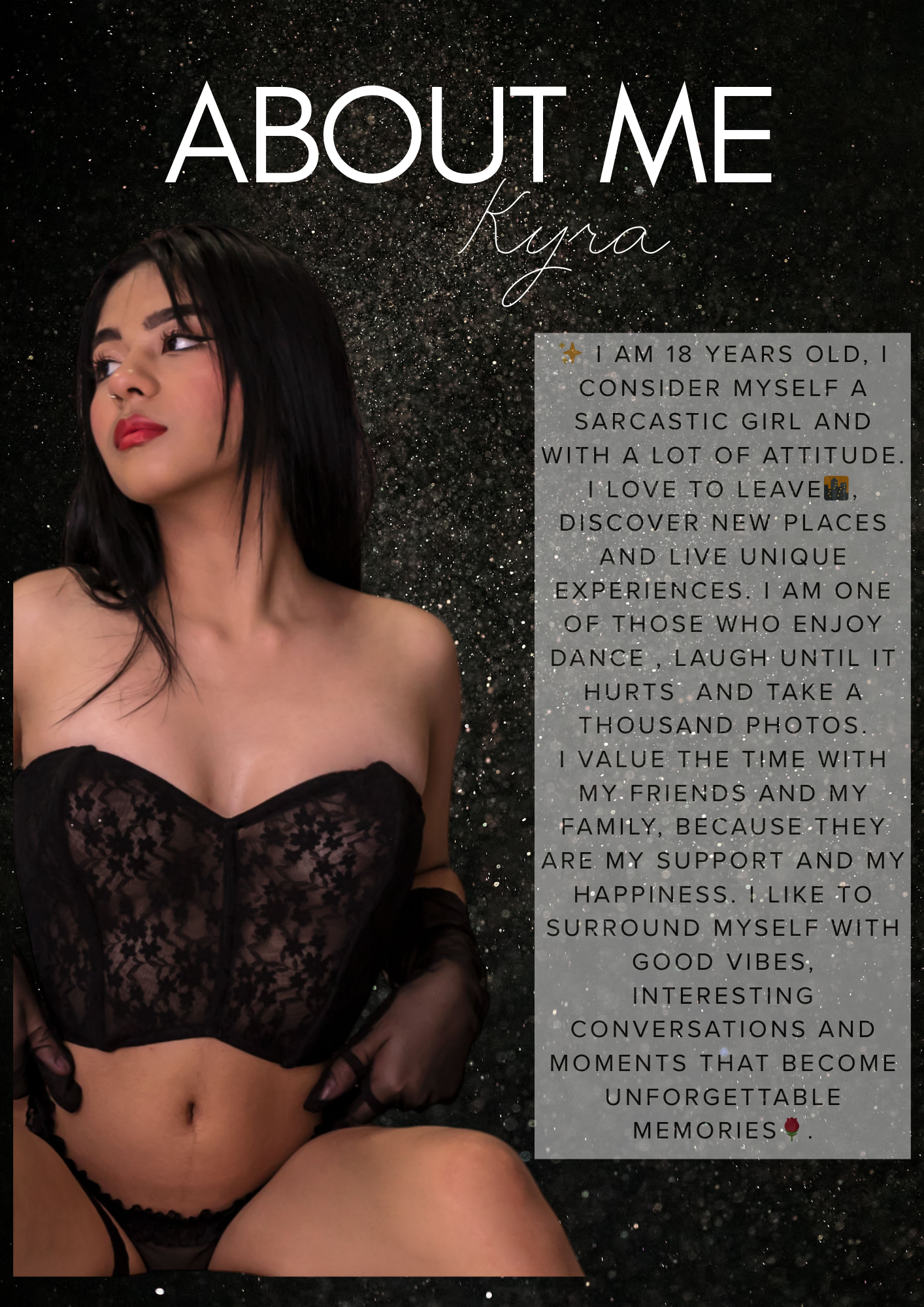 Kyraaa LEARN A LITTLE ABOUT ME🎀🖤 image: 1