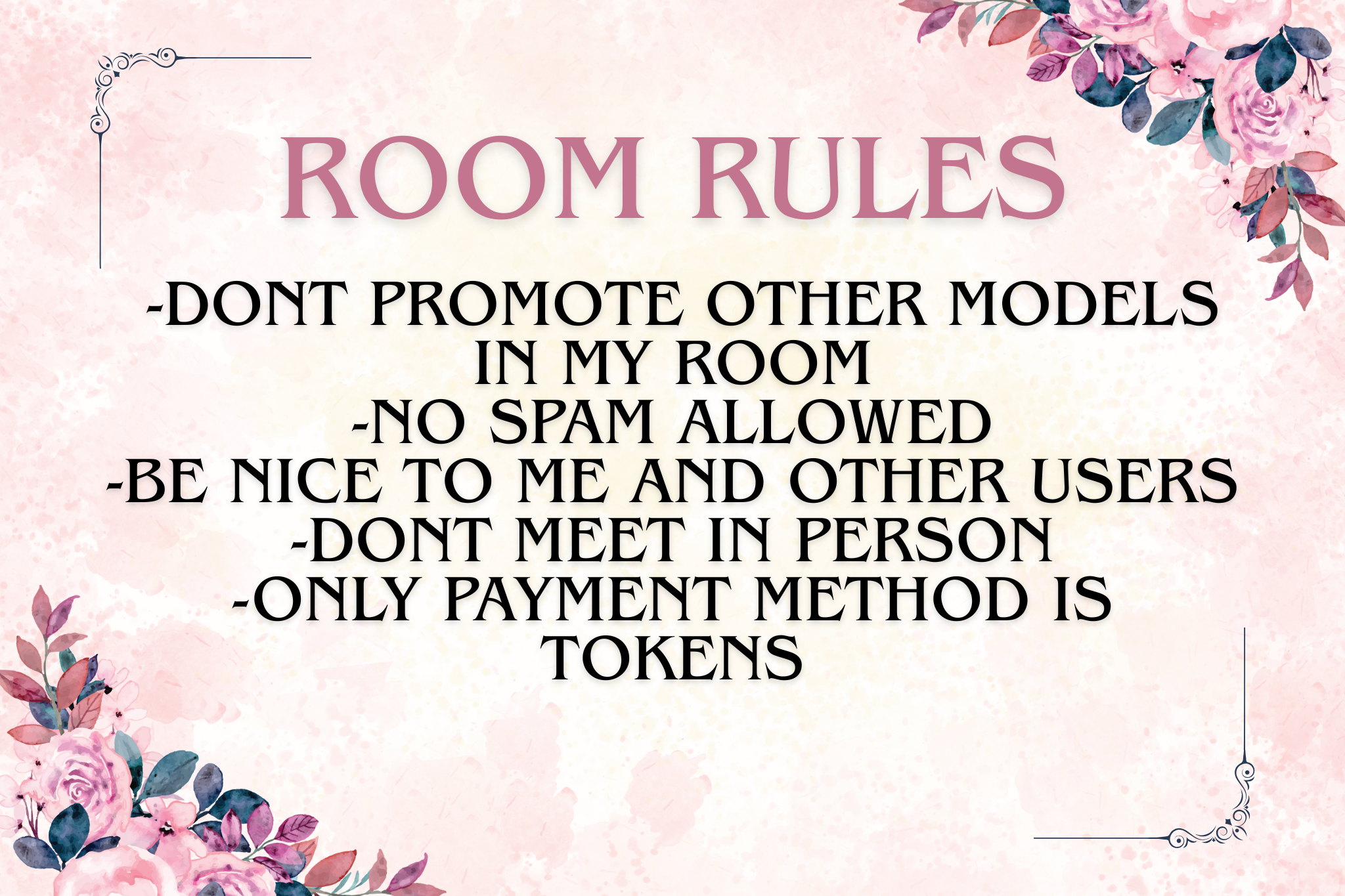 SexyLoveBee ROOM RULES image: 1