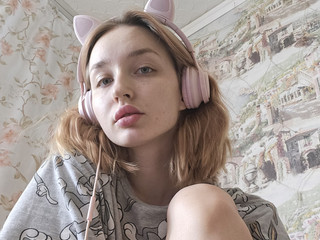 I am without makeup and in my home clothes