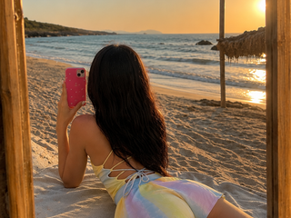 On the beach