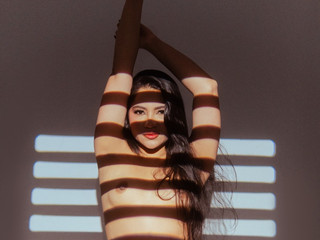 between lights you find the silhouette of my body