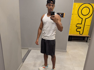 Horny at gym