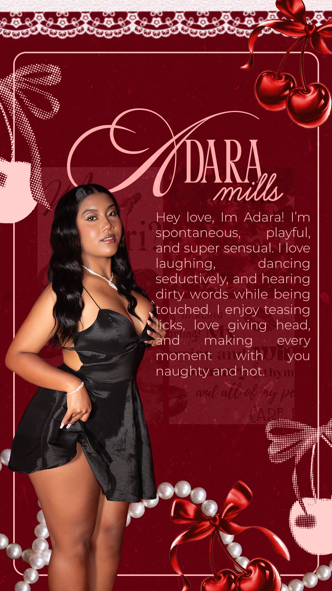 AdaraMills About me 💝 image: 1