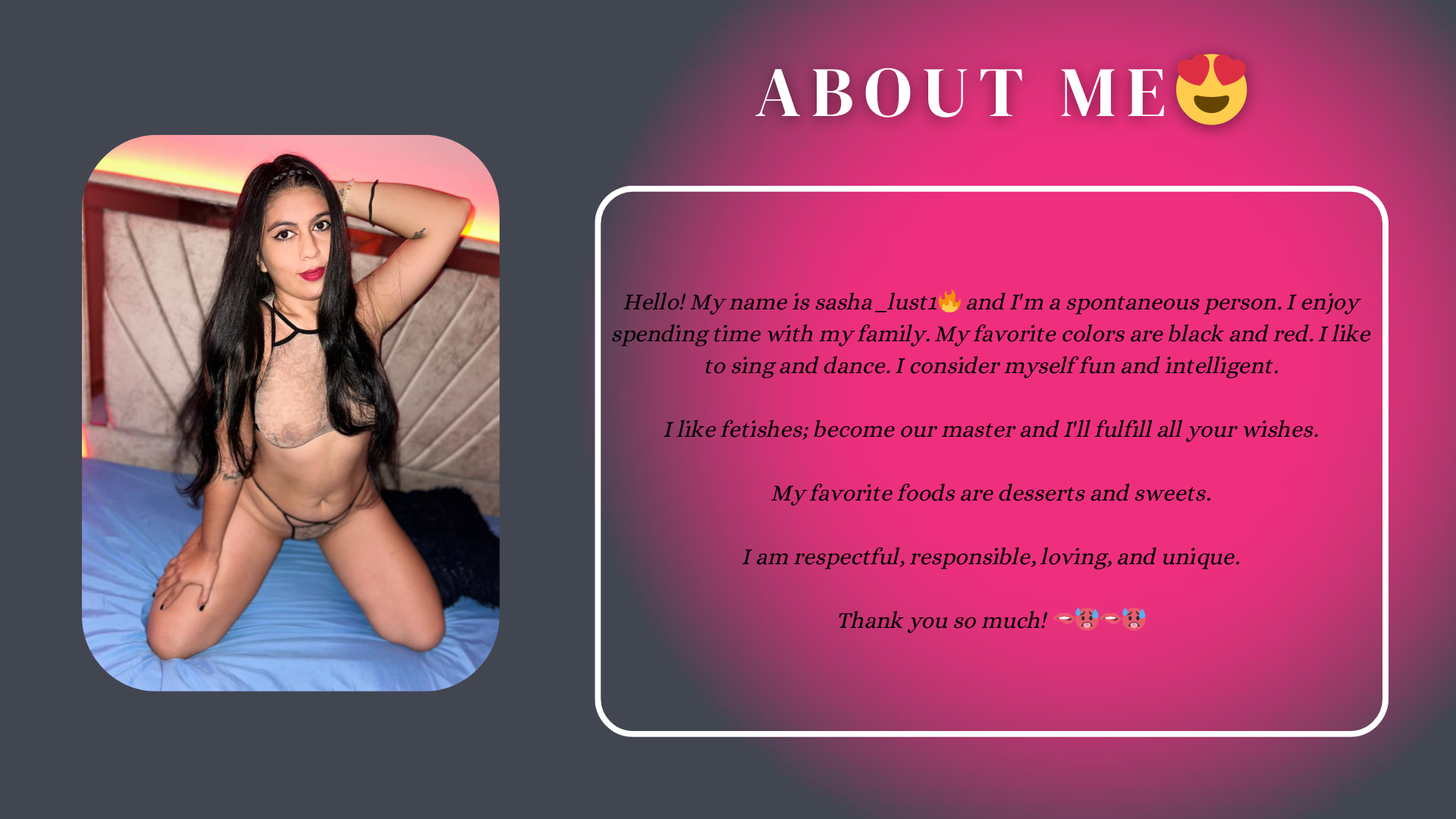 sashalust About me ♥️ image: 1