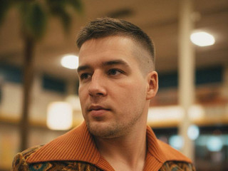 Walking in the shopping center