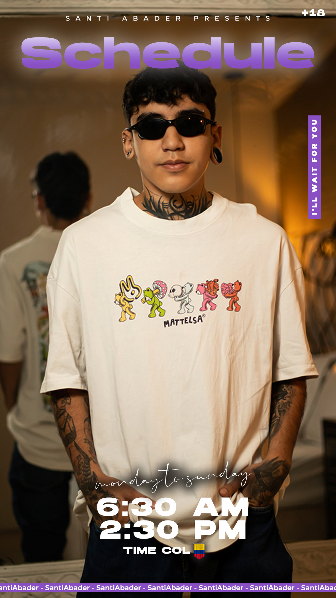 SantiAbader my schedule image: 1
