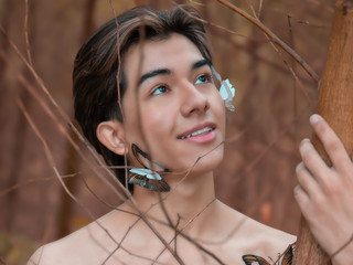 BOY IN THE FOREST 💚