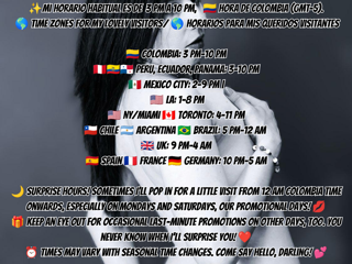 about me, schedule and rules