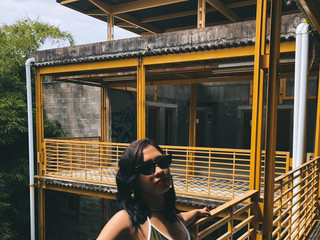 Lovely girl in the city