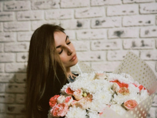 я с цветочками