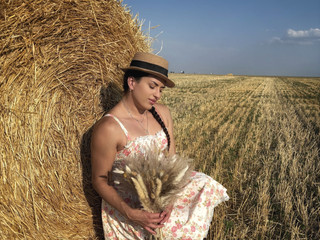 In the field