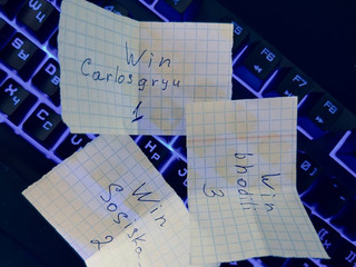 ❤️Winners!! of my LOTTERY!❤️