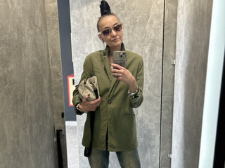 In the fitting room