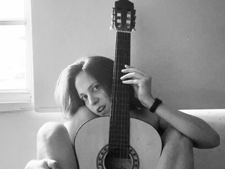 Black and white