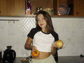 At the kitchen