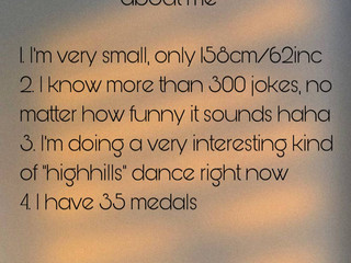 a couple of interesting facts about me