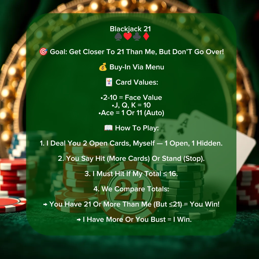 LittleForestELF2 💎🎰Blackjack rules 21🎰💎 image: 1