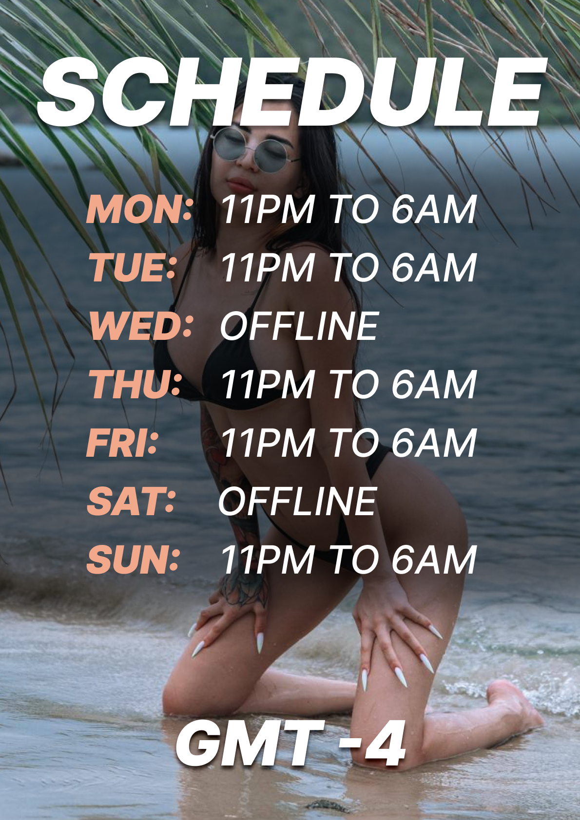 bansheescreams SCHEDULE GMT-4 image: 1