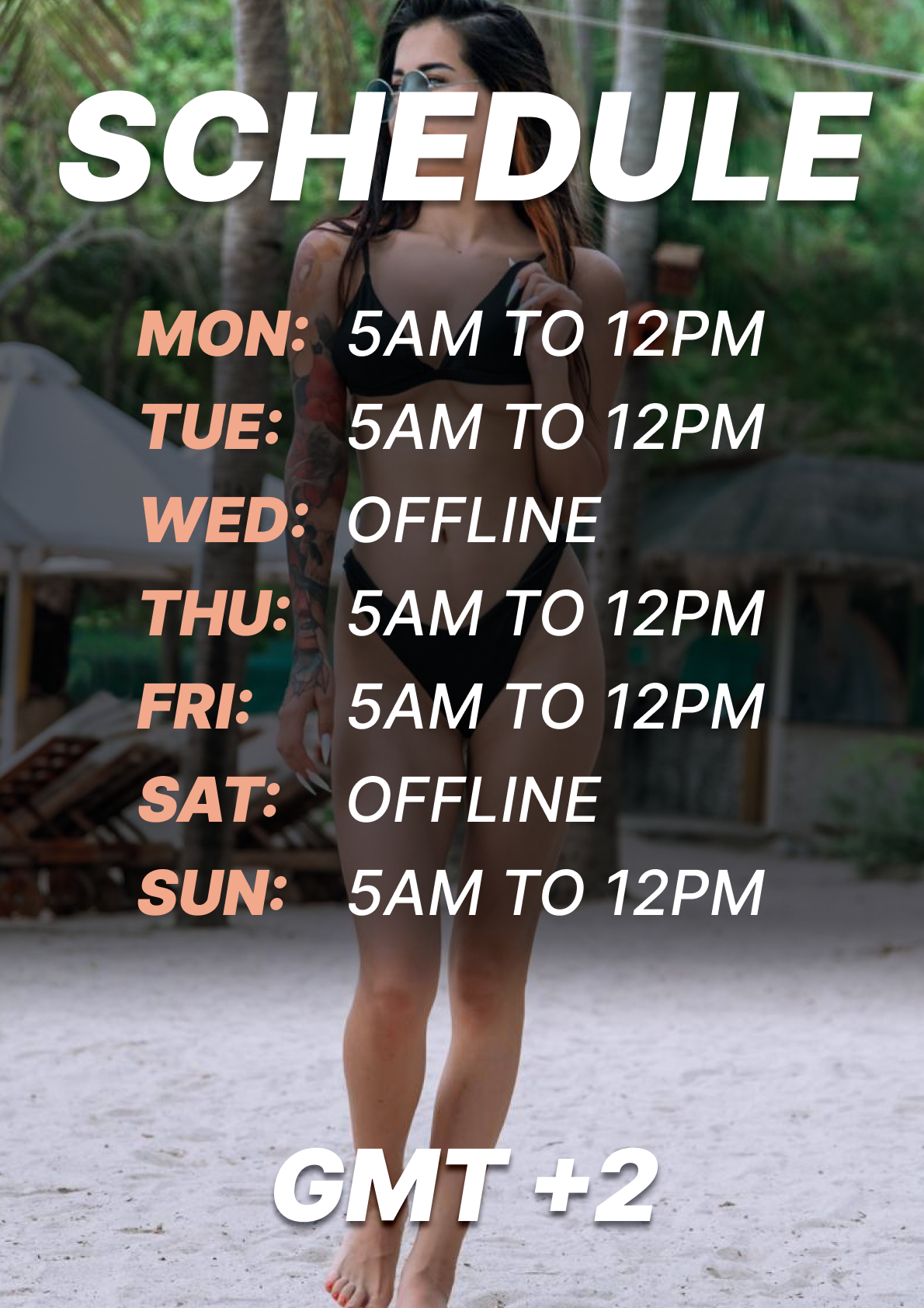 bansheescreams SCHEDULE GMT+2 image: 1