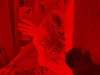 Sexy and naughty skinny and tattooed me