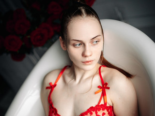 Hot lingerie and something even hotter