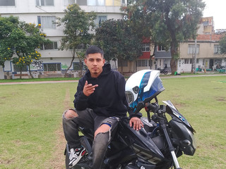 me with my motorcycle