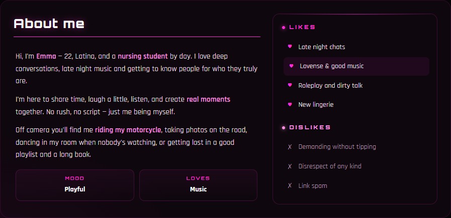 EmmaSanzz01 About me image: 1