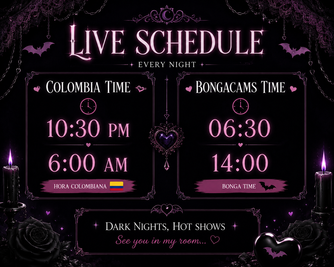 Aurora-soul 🖤 Live Schedule image: 1
