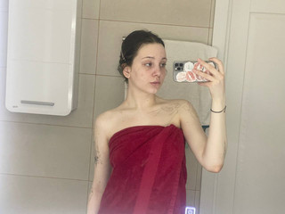 just got out of a shower