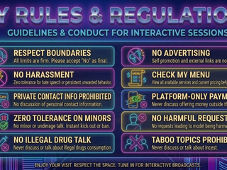 MY RULES AND REGULATIONS