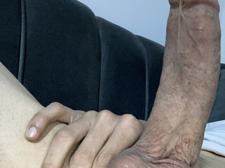 The dick is not quite erect