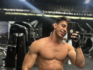 En el gym 💪
