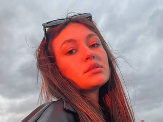 Beautiful sunset and me^^