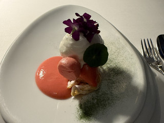 In a fine dining restaurant