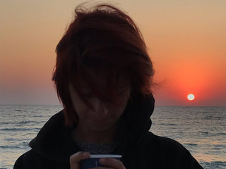 Sunset and some short coffe ❤️&sea!