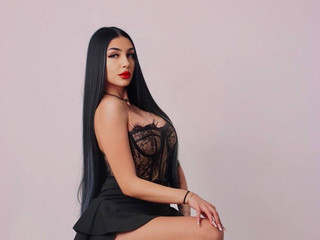 Lace, red lips, and a little edge